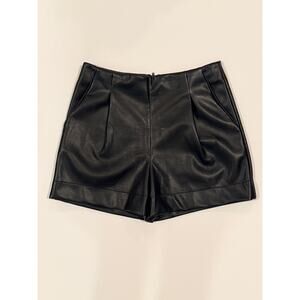 Marie Oliver faux leather shorts